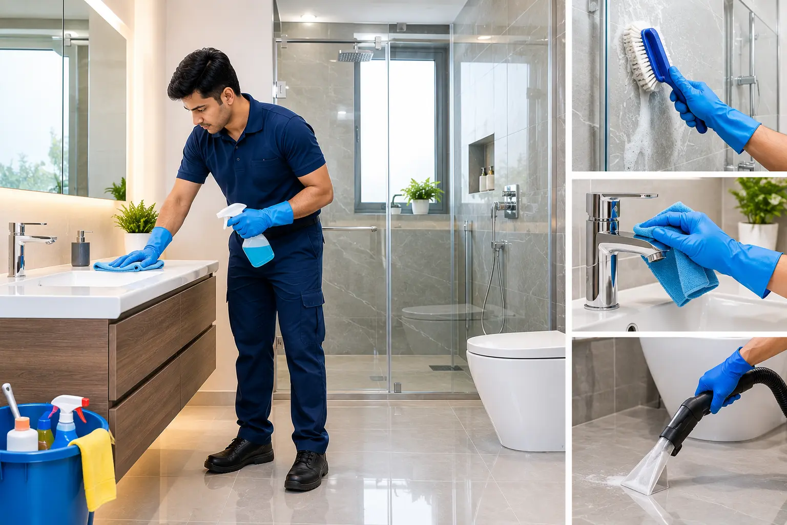 Bathroom Cleaning Services in Lucknow — SpotLess Cleaning